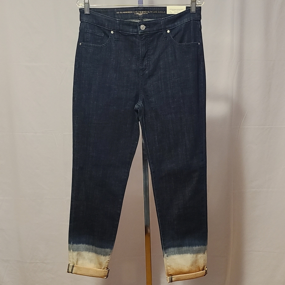 Chico's So Slimming Girlfriend Slim Leg Ankle Jeans